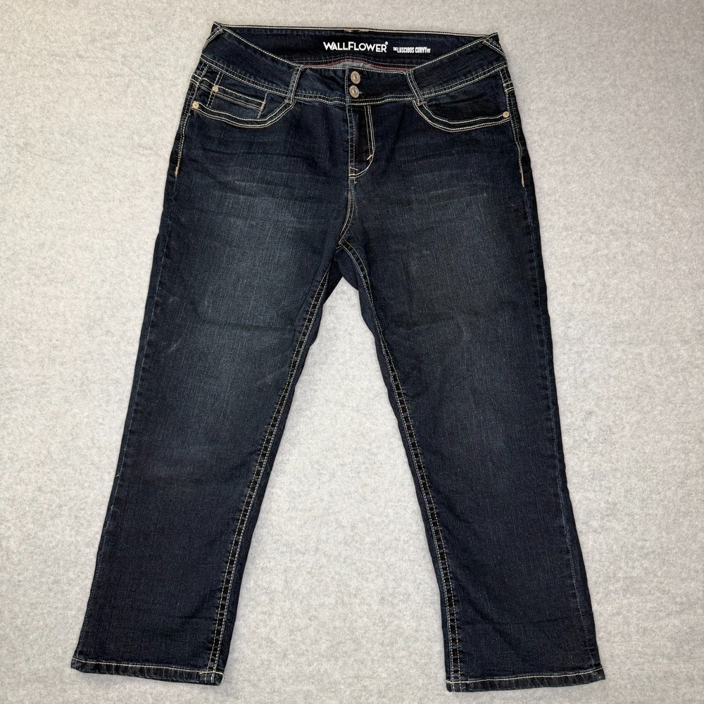 Size 17 - InstaStretch Luscious Curvy Mid-Rise Crop Jeans